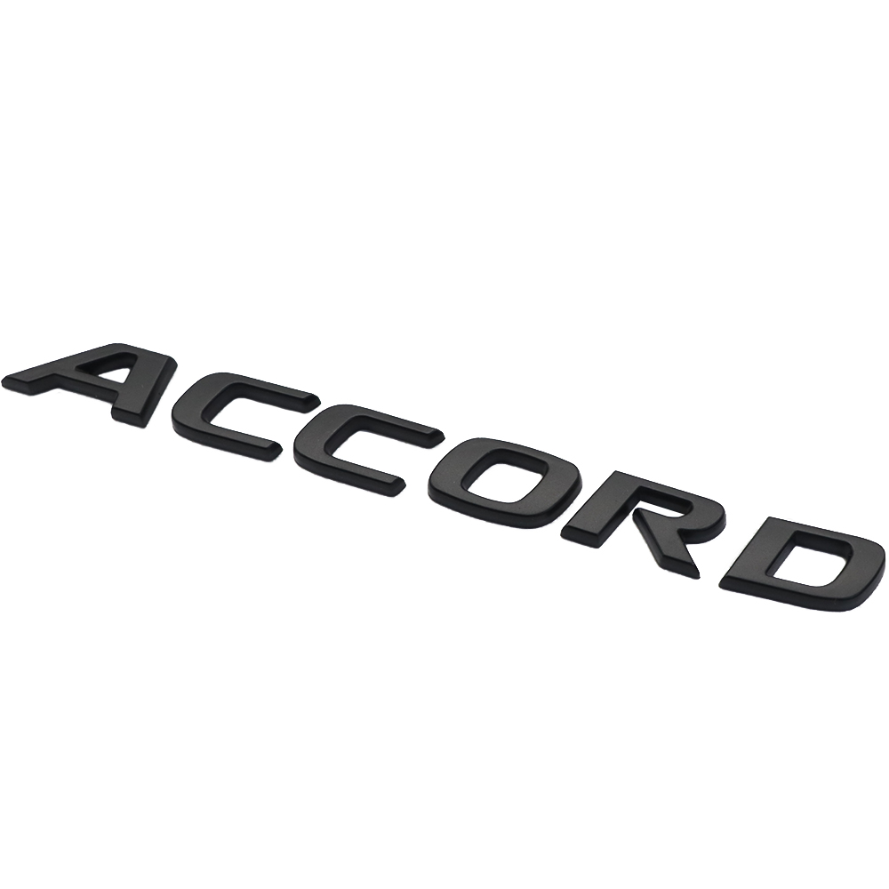 1Pcs 2018-2021 Accord ABS Plastics Rear Adhesive Letter Matte Black Honda 08F20TVA100