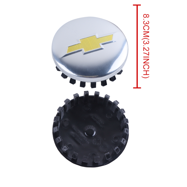 Chrome 83mm Wheel Center Cap for Chevrolet Silverado, Suburban, Tahoe 15-20 | OE# 22837060