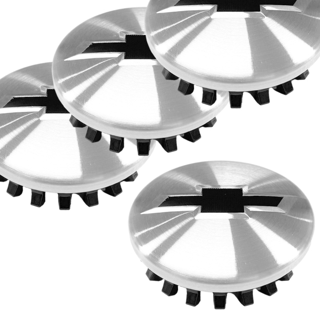 Brushed Silver 83mm Center Cap for Chevrolet Silverado, Suburban, Tahoe | OE# 22837060