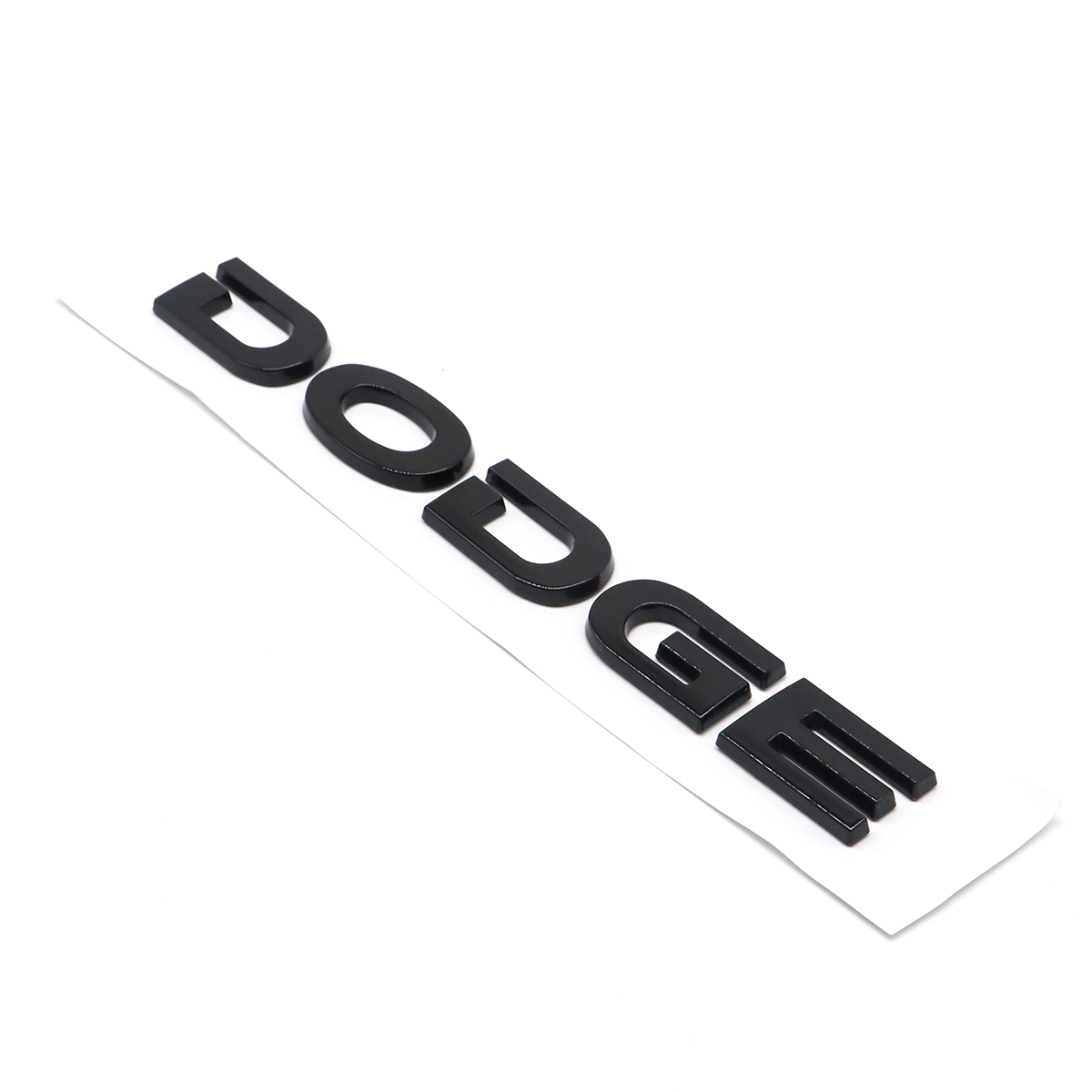 2009-2012 Charger Journey Avenger 300 ABS Tailgate Letter Gloss Black Dodge Chrysler Rear Trunk Decal