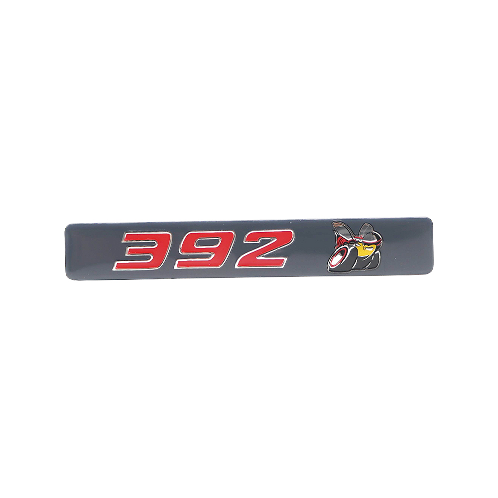 2020-2023 Charger ABS 392 Scat Pack Dash Badge Grey Red Dodge 68494917AA Super Bee Decal Nameplate