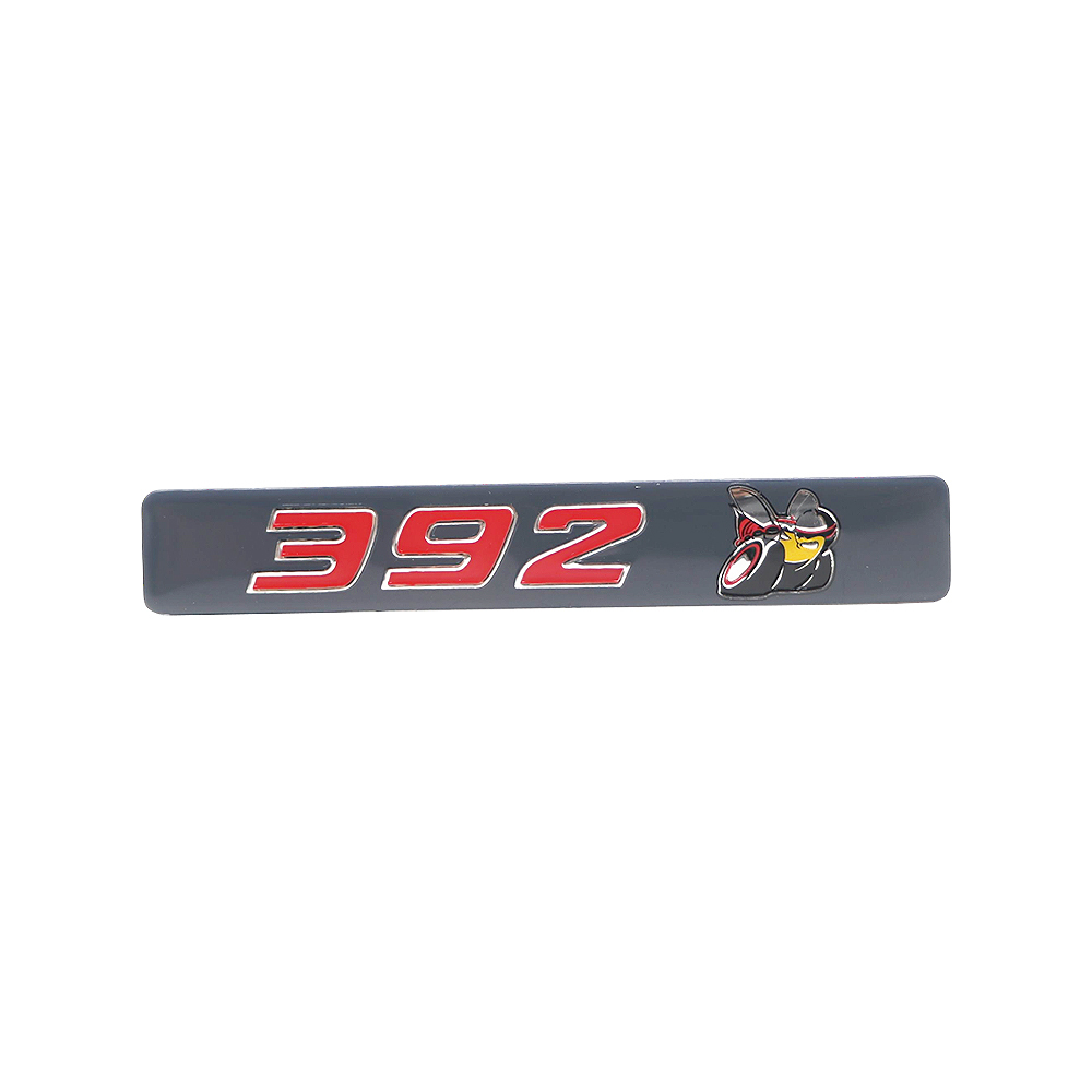 2020-2023 Charger ABS 392 Scat Pack Dash Badge Grey Red Dodge 68494917AA Super Bee Decal Nameplate
