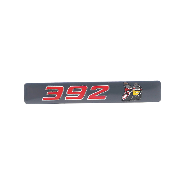 2020-2023 Charger ABS 392 Scat Pack Dash Badge Grey Red Dodge 68494917AA Super Bee Decal Nameplate