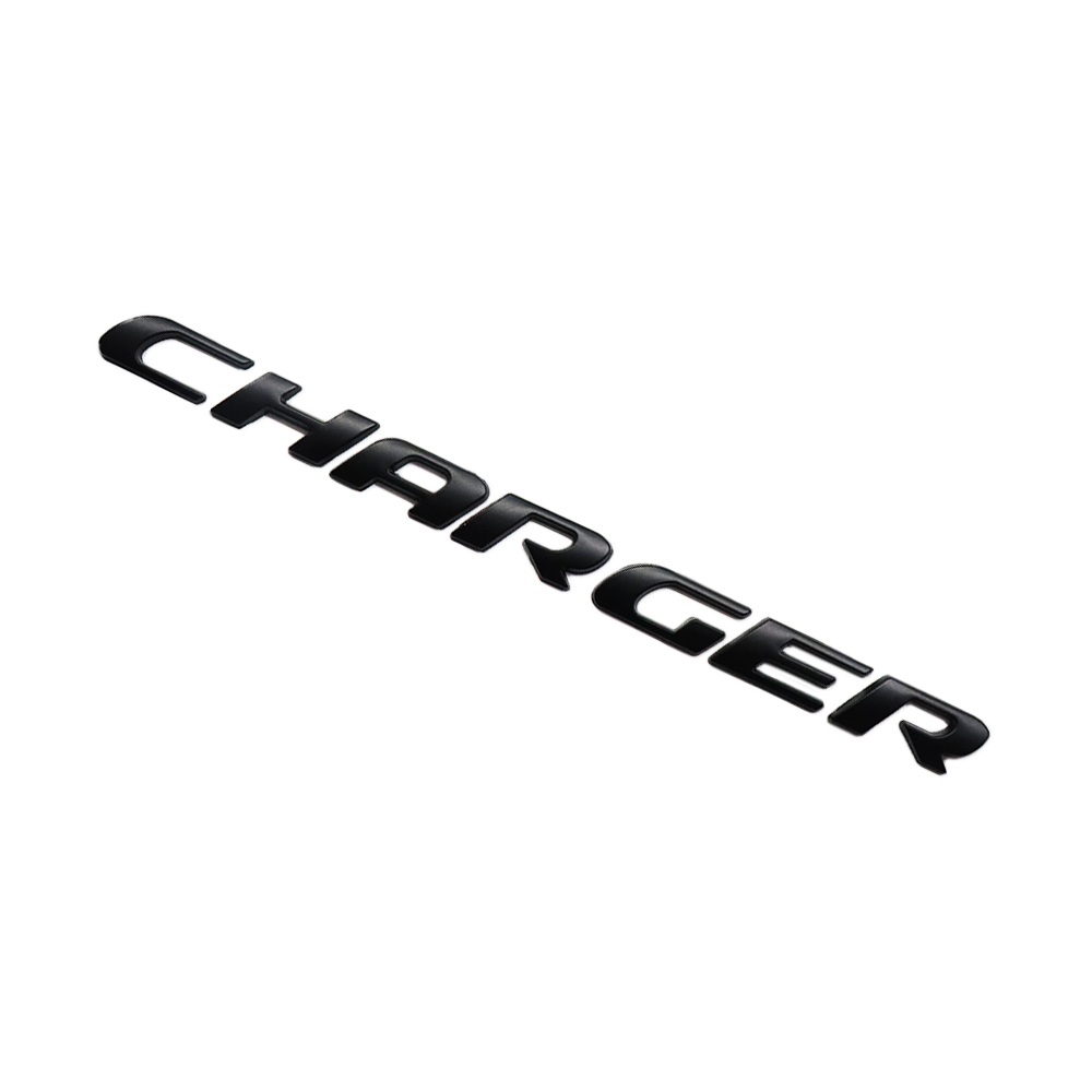 2015-2023 Charger Metal Tailgate Letter Black Dodge Rear Trunk Decal Nameplate