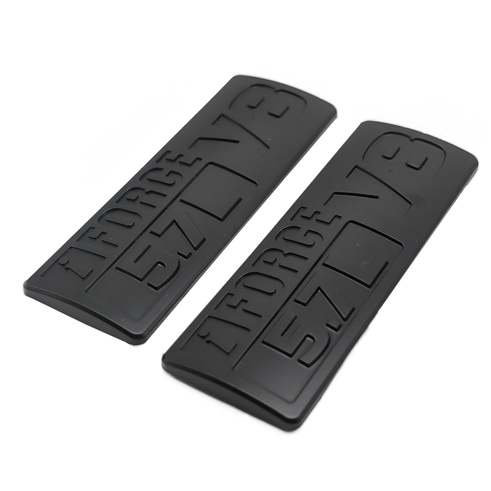 1Pc 2007-2021 Tundra ABS Plastic 5.7L V8 Iforce 3D Side Door Badge Matte Black Toyota 754720C050