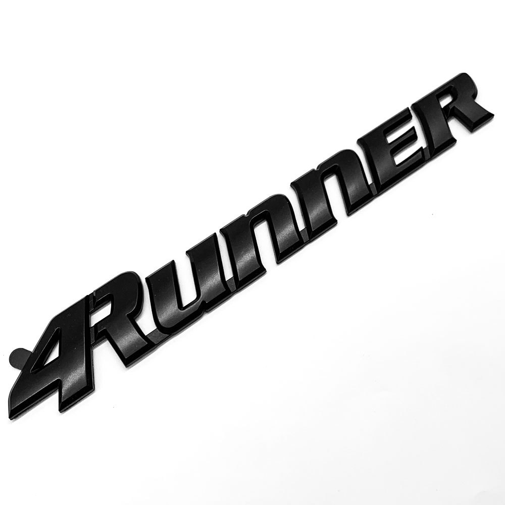 1PC 1996-2002 4Runner ABS Plastic Letter Rear Tailgate Trunk Matte Black Toyota 75445-35060