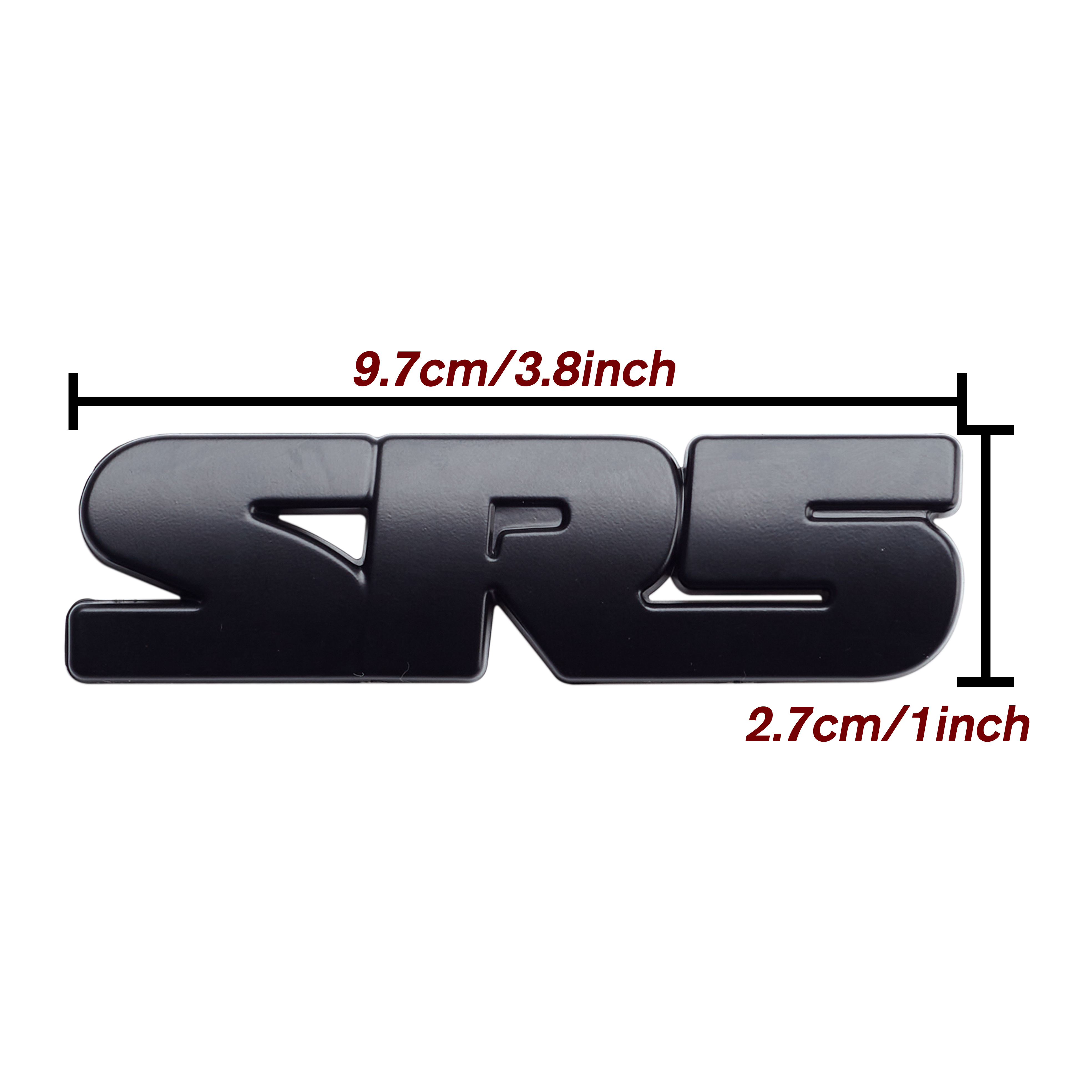 2PCS Tacoma Tundra Sequoia 4Runner ABS Plastic SR5 Overlay Letter Side Door Fender Matte Black Toyota 75455-0C050