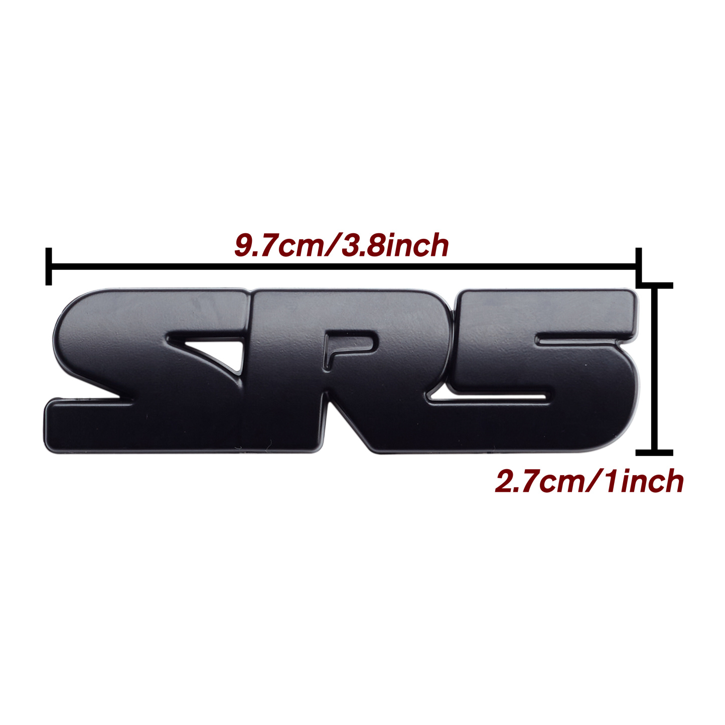 2PCS Tacoma Tundra Sequoia 4Runner ABS Plastic SR5 Overlay Letter Side Door Fender Matte Black Toyota 75455-0C050