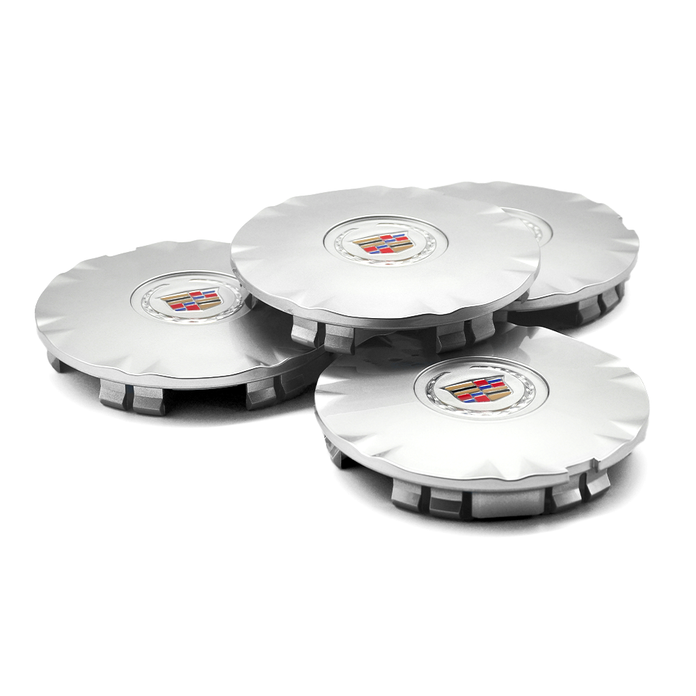 4Pcs 2010-2016 SRX Plastic Wheel Center Hub Caps Cover Chrome Cadillac 9599024 18in