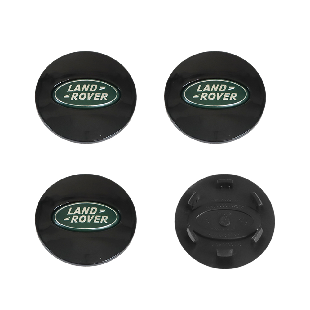 4pcs Range Rover Defender Discovery Freelander Plastic Wheel Center Hub Caps 62mm Black Green Land Rover