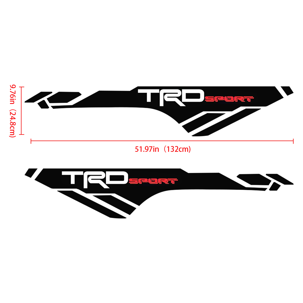 4runner Tundra Tacoma TRD SPORT Vinyl Decals Bed Side Graphic Sticker Toyota