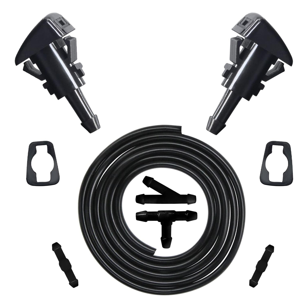 Windshield Washer Nozzle Kit with Hose For Dodge Grand Caravan 4805742AB