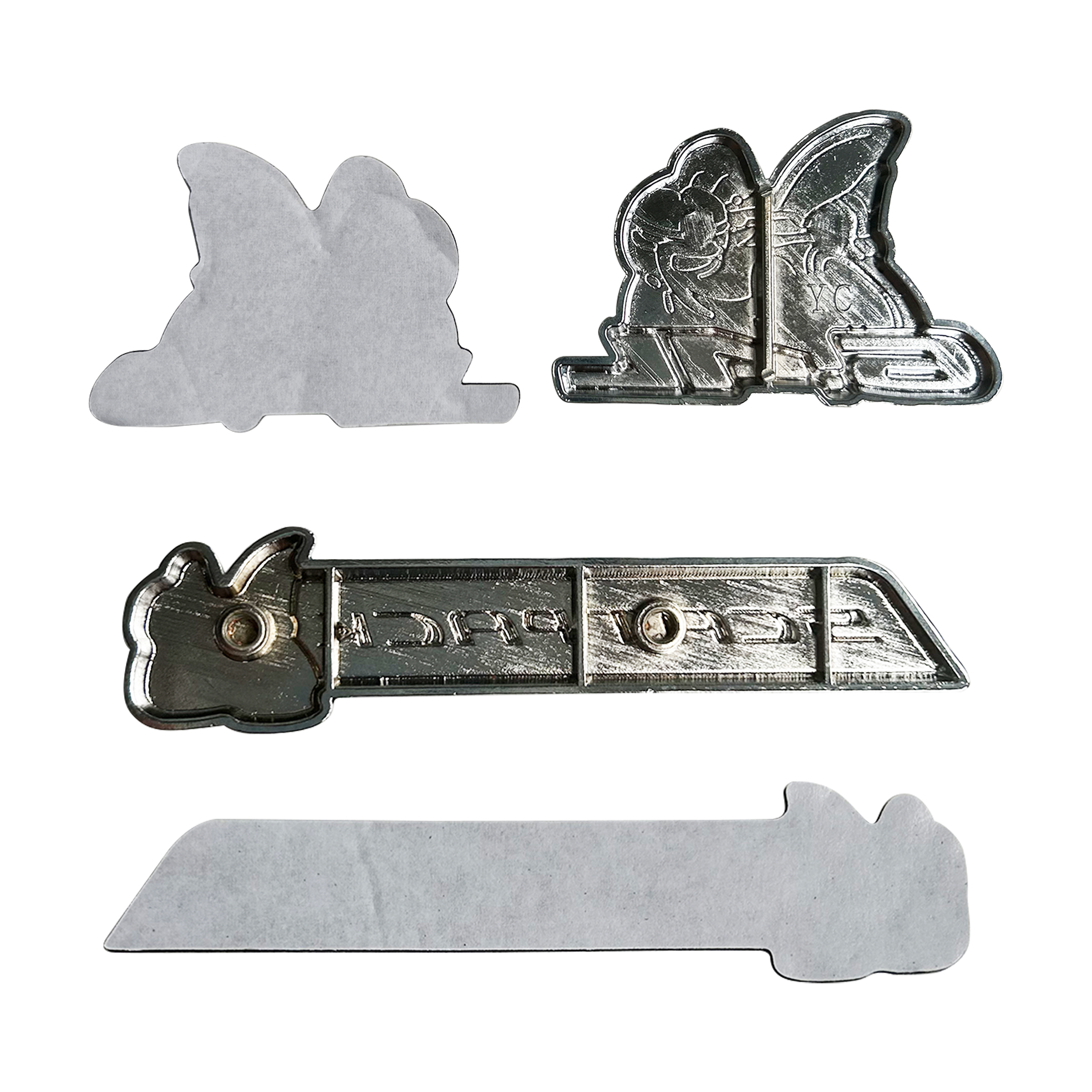 Dodge Charger Challenger 6.4L Super SCAT PACK Bee Emblems Side Fender Nameplates Badges 3D Sticker Decal 3PCS SET