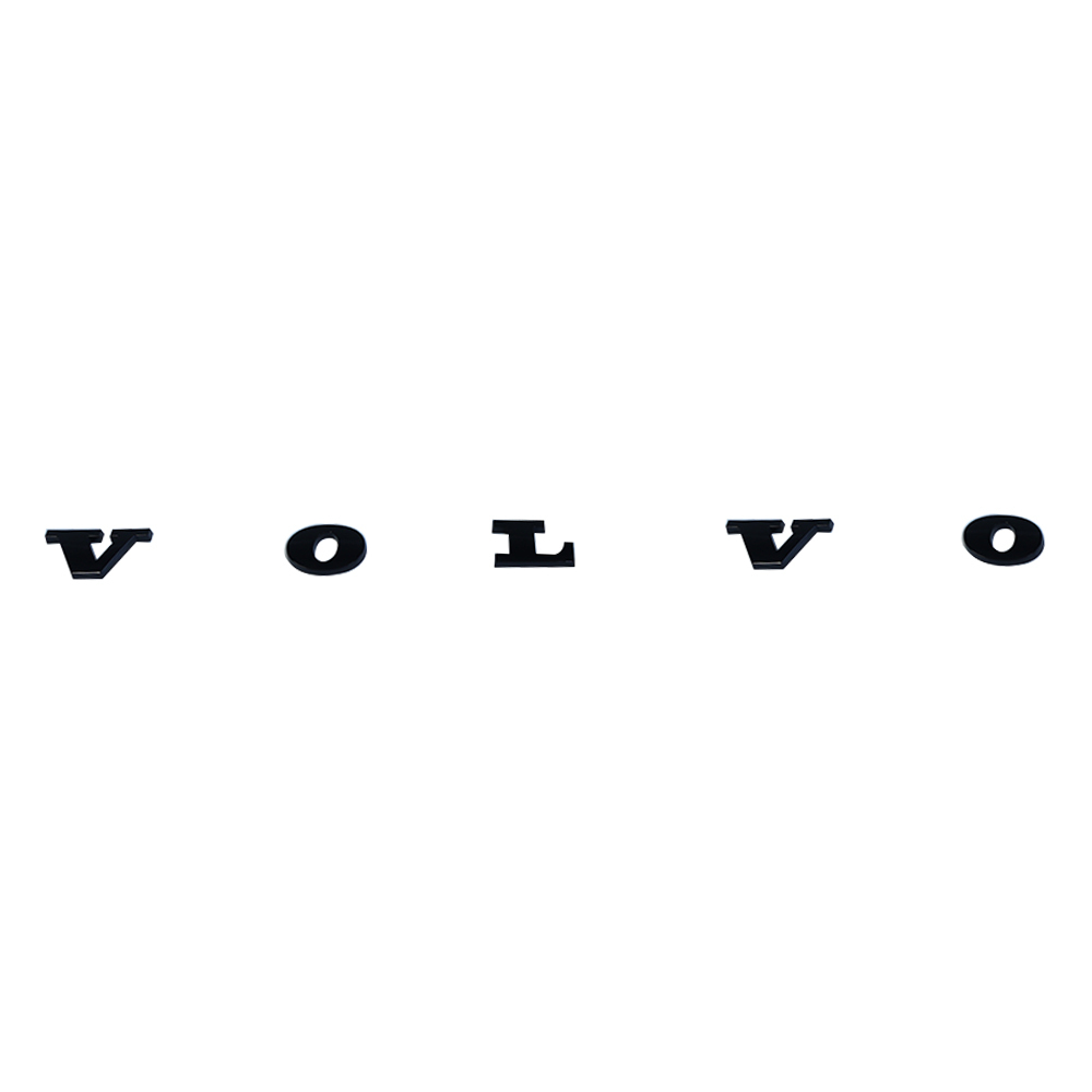VOLVO Rear Tailgate Letters Trunk Lid Badge Nameplate Emblem Sport Gloss Black