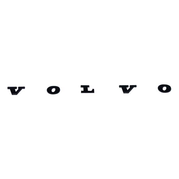VOLVO Rear Tailgate Letters Trunk Lid Badge Nameplate Emblem Sport Gloss Black