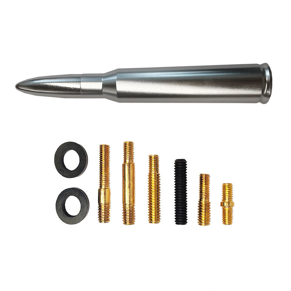 1 SILVER BULLET ANTENNA 50 CAL FOR CHEVROLET SILVERADO 1500/2500/3500/GMC SIERRA