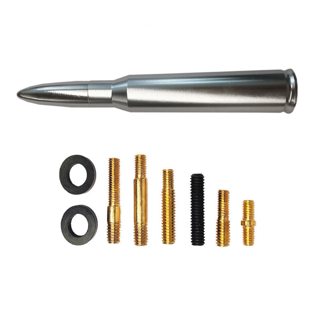 1 SILVER BULLET ANTENNA 50 CAL FOR CHEVROLET SILVERADO 1500/2500/3500/GMC SIERRA