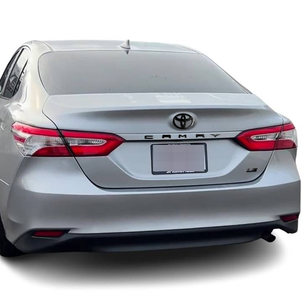 3PCS 2018-2024 CAMRY LE Emblem Overlay Matte Black Rear Cover Toyota 
