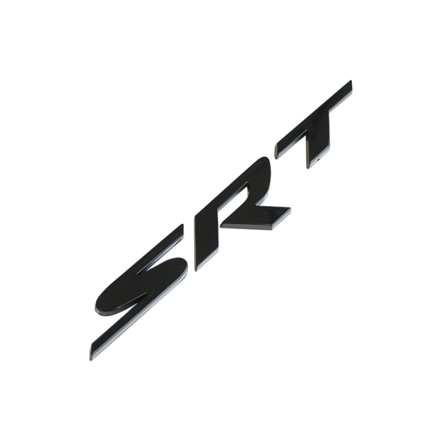 2011-2020 Grand Cherokee ABS Plastic SRT Tailgate Emblem Gloss Black Jeep