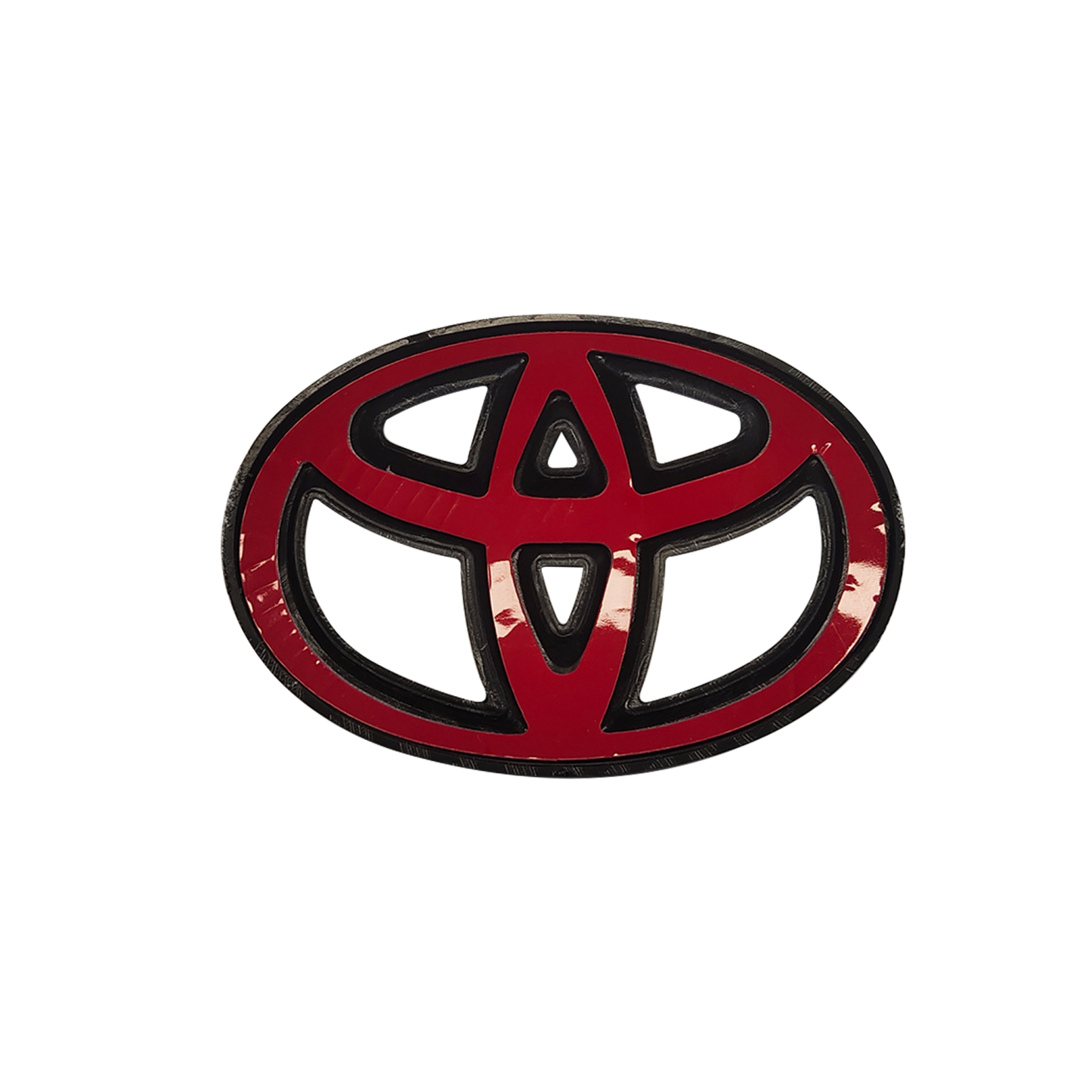 1PC Tacoma 4runner Tundra Plastic Steering Wheel Emblem Overlay Protector Matte Black Toyota 