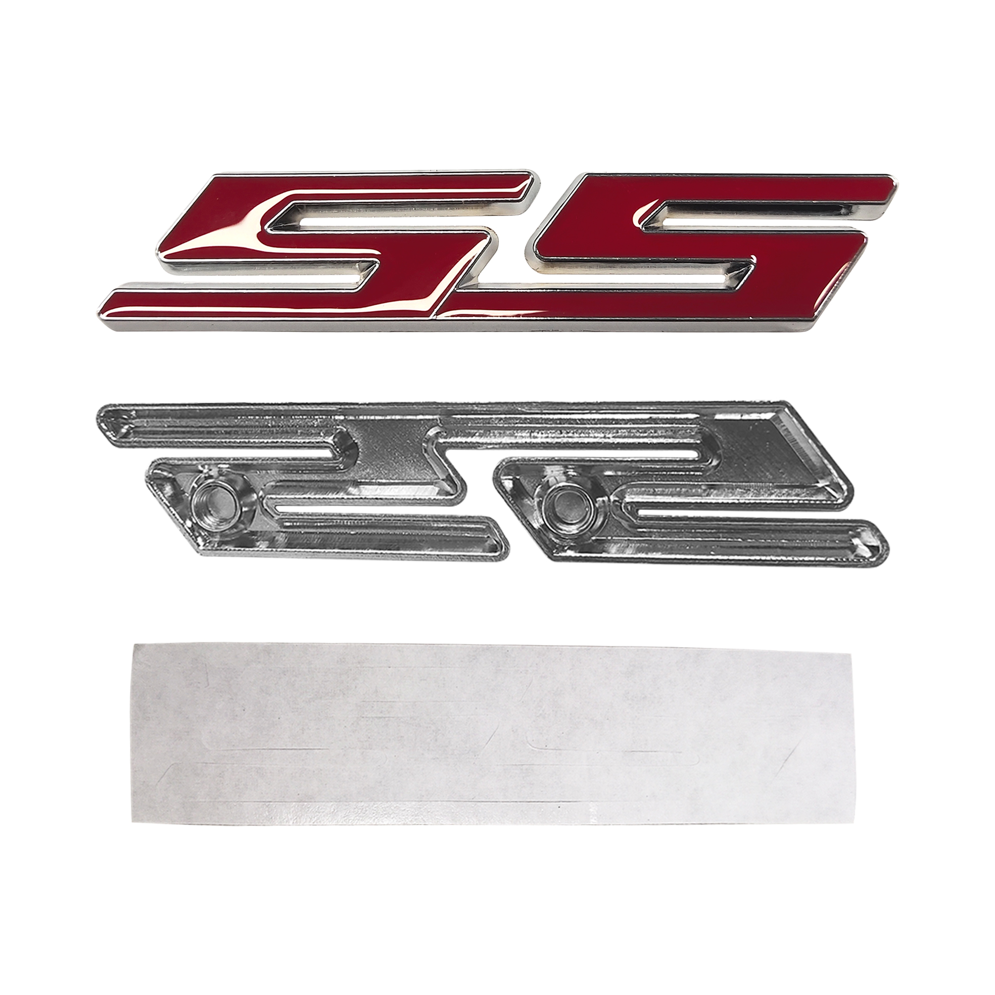3PCS Camaro Cobalt Impala Zinc Alloy SS Door Side Trunk Badge Chevrolet