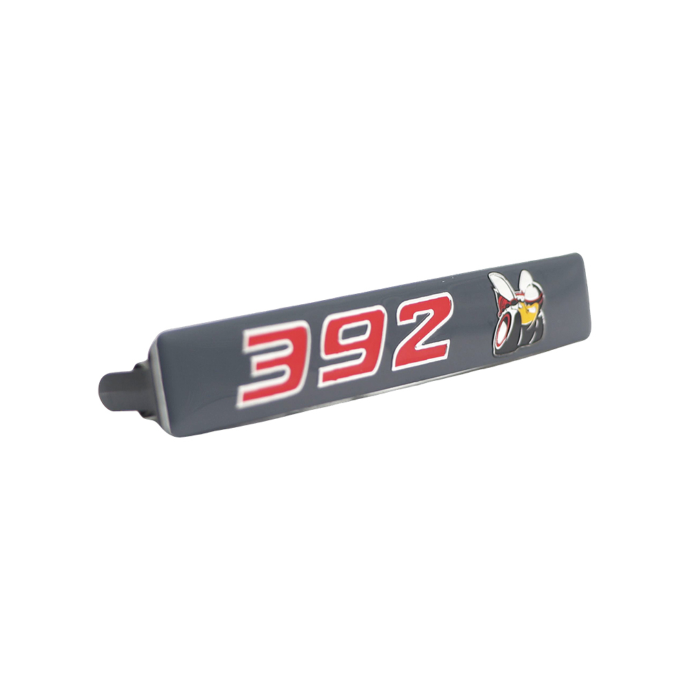2020-2023 Charger ABS 392 Scat Pack Dash Badge Grey Red Dodge 68494917AA Super Bee Decal Nameplate