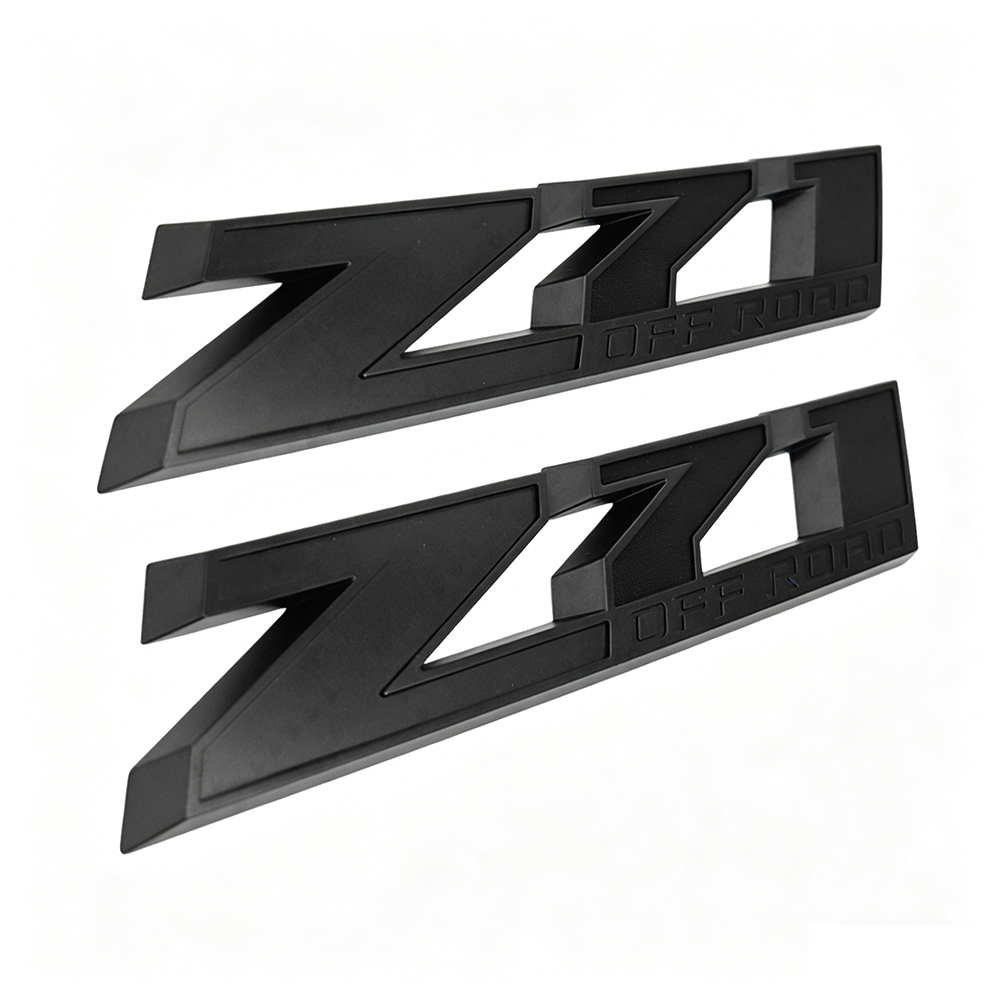 2Pc 2016-2020 Colorado Plastic Z71 Off Road Letter Matte Black Chevrolet 84126998