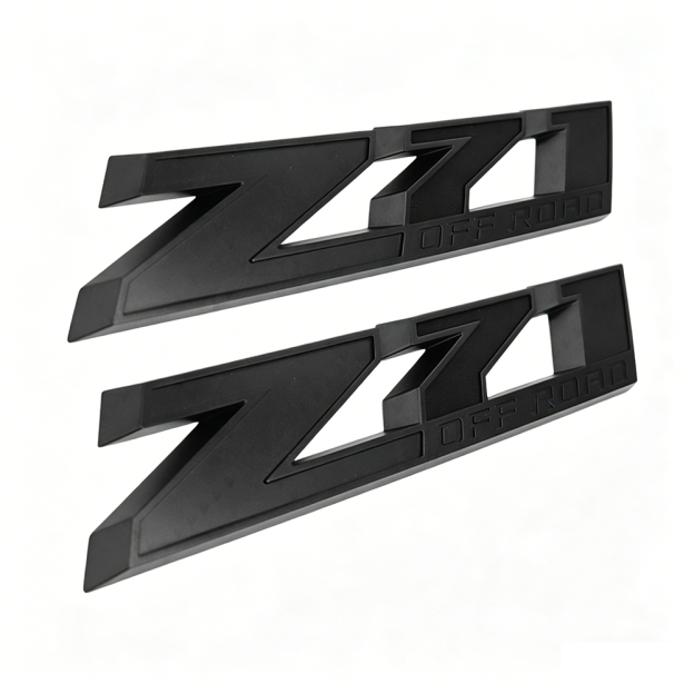 2Pc 2016-2020 Colorado Plastic Z71 Off Road Letter Matte Black Chevrolet 84126998