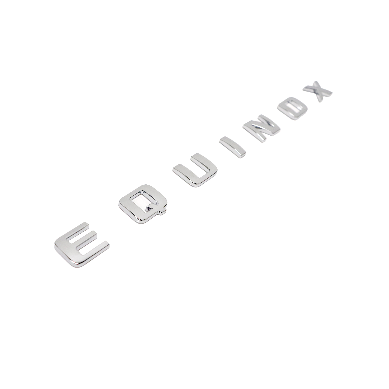 1PC Equinox Plastic Front Left Right Door Letters Chrome Chevrolet 84569055 84121293