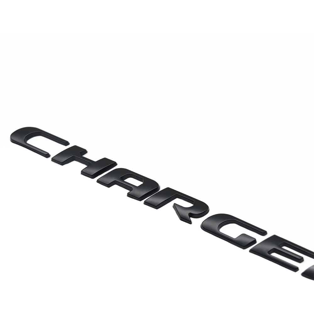 2015-2023 Charger Metal Tailgate Letter Black Dodge Rear Trunk Decal Nameplate