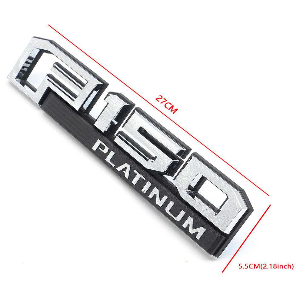 2pcs 2015-2020 For F150 Platinum Metal Side Fender Right Left Badge Nameplates Ford FL3Z-16720-C