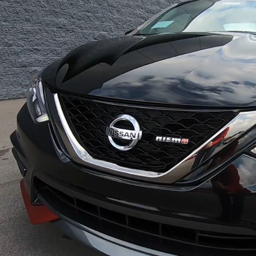 For 2013-2018 Sentra 2011-2017 Juke 2012-2014 Versa ABS Front Grille Emblem Chrome Black Nissan 62890-1KA0A