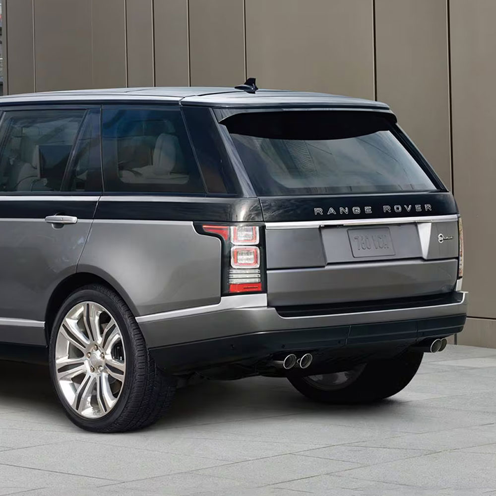 1pc Range Rover Plastic Front Hood / Rear Tailgate Letters Chrome Black Land Rover 