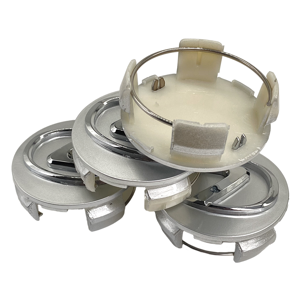 4PCS IS GS LS RX NX ES ABS Wheel Center Hub Caps 62mm 2.5'' Gloss Silver Lexus 42603-50370