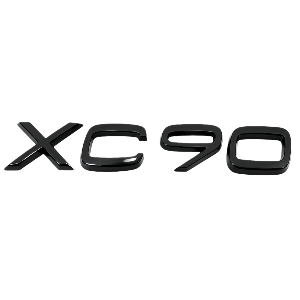 2003-2013 XC90 ABS Tailgate Letter Gloss Black Volvo 9483933