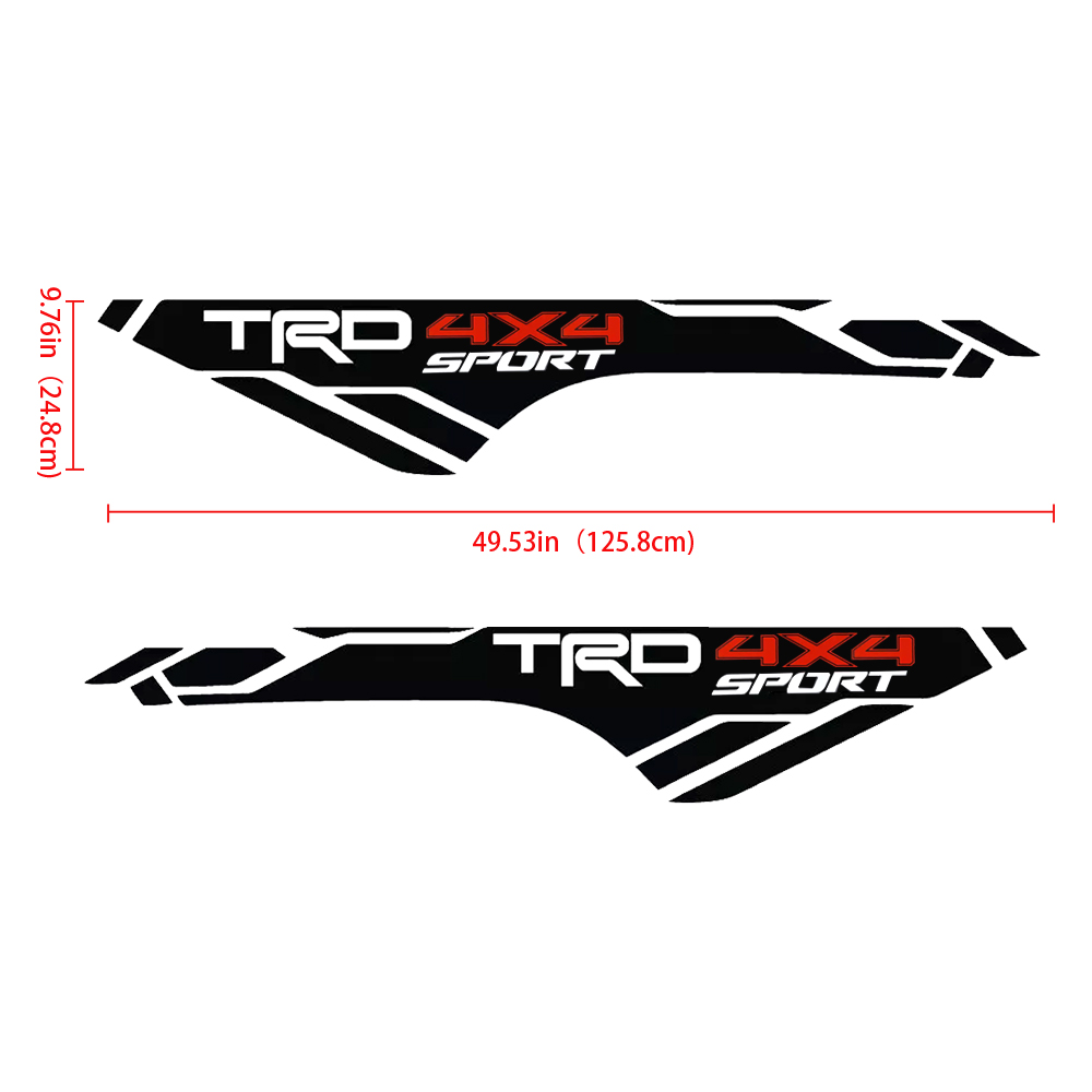 4runner Tundra Tacom TRD 4x4 Sport Vinyl Decals Bed Side Graphic Sticker Toyota