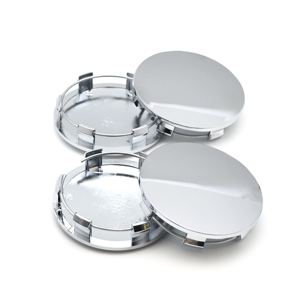 4PCS 83mm Gloss Chrome Wheel Center Caps For Silverado Suburban Tahoe