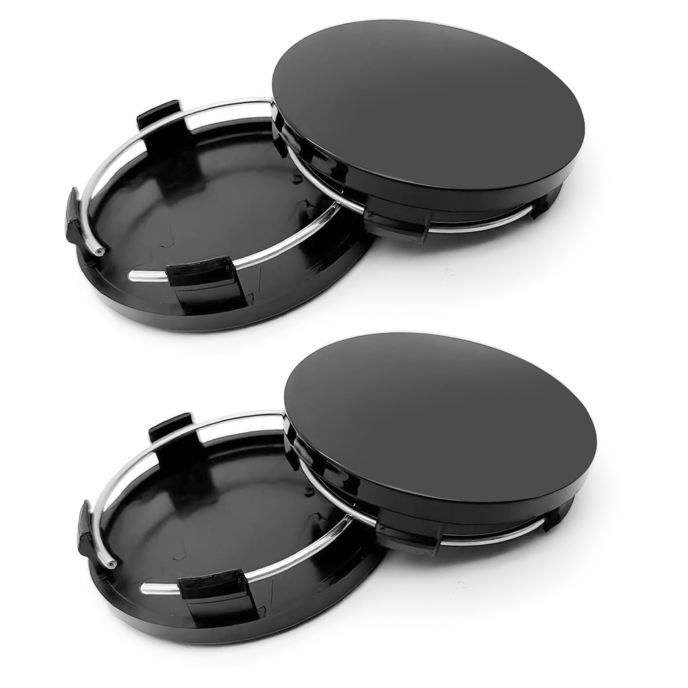 88963143 4Pcs Gloss Black 83mm Wheel Center Caps For Suburban Tahoe 14-24