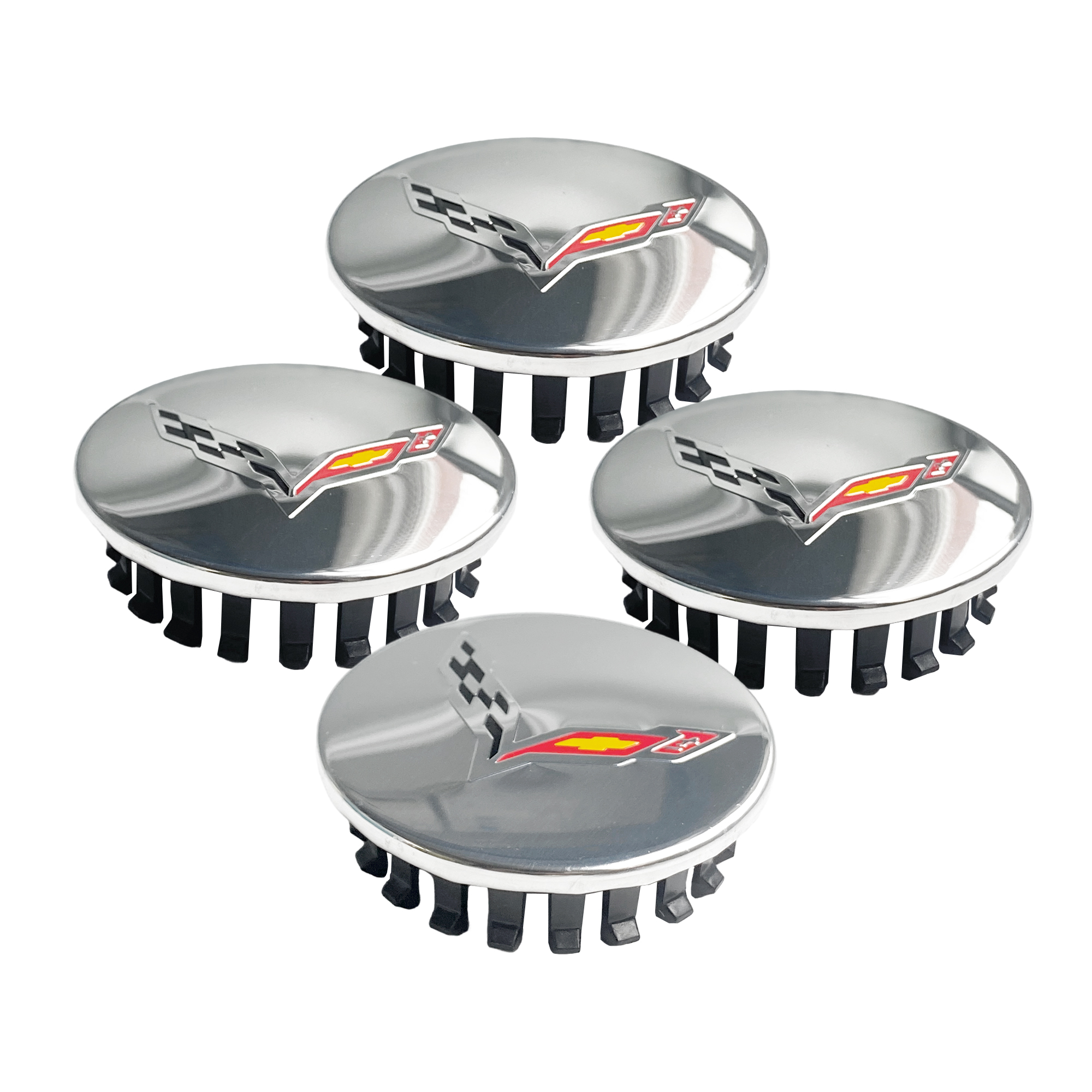 68mm Wheel Center Cap for Chevrolet Corvette C6 2005-2013 | Replaces OE# 9595010