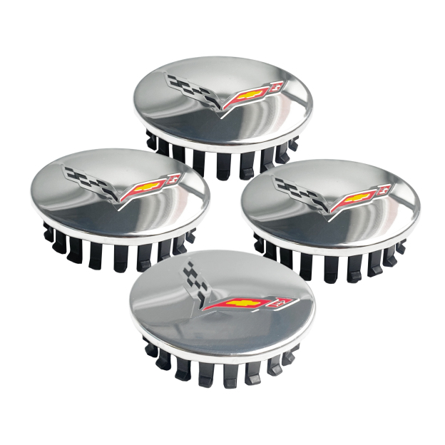 68mm Wheel Center Cap for Chevrolet Corvette C6 2005-2013 | Replaces OE# 9595010