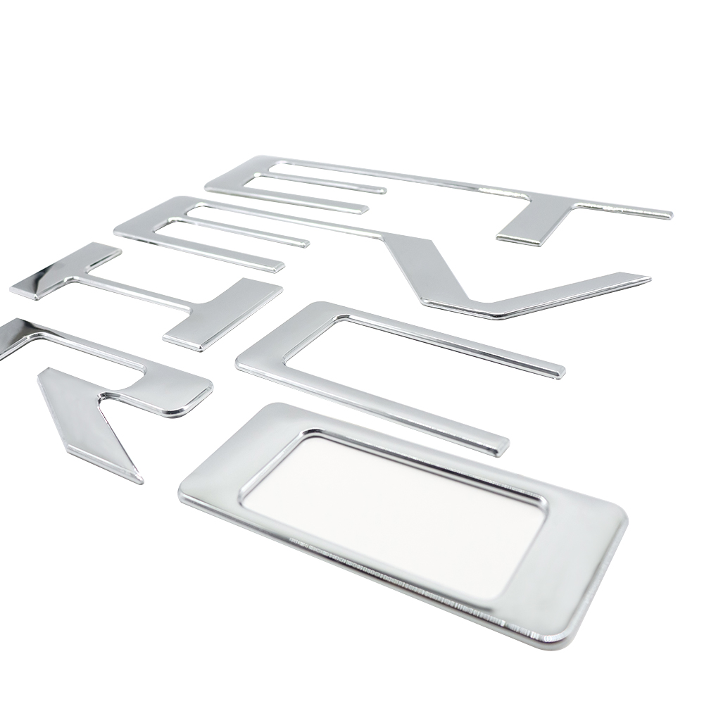 2019-2026 Silverado 1500 2500/3500HD ABS Plastic Tailgate Insert Letter Gloss Chrome Chevrolet Liftgate Letter