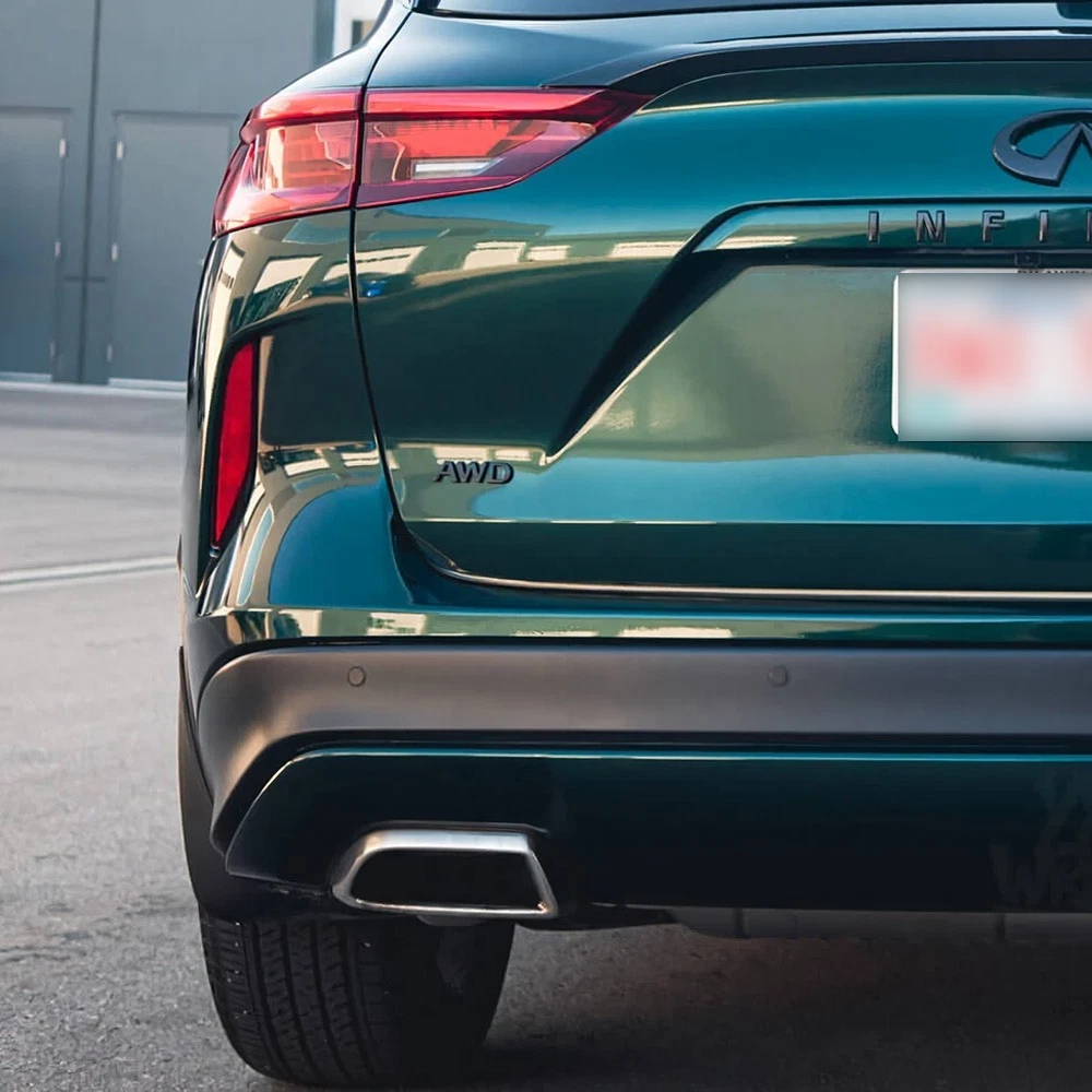 For 1982-2024 Nissan 1990-2024 Infiniti AWD ABS Rear Liftgate Letter Nameplate Gloss Black Infiniti 84894-6HH0A