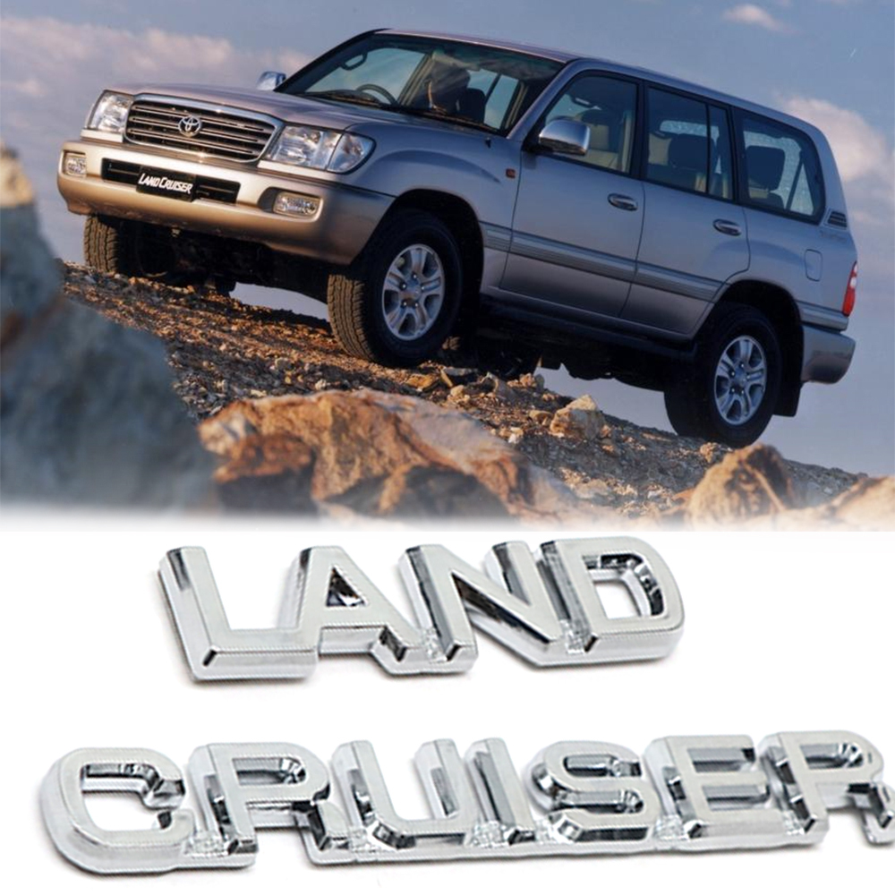 1 Set 2003-2009 Toyota Land Cruiser Letter Emblem Rear Tailgate Nameplate Badge 75444‑60030
