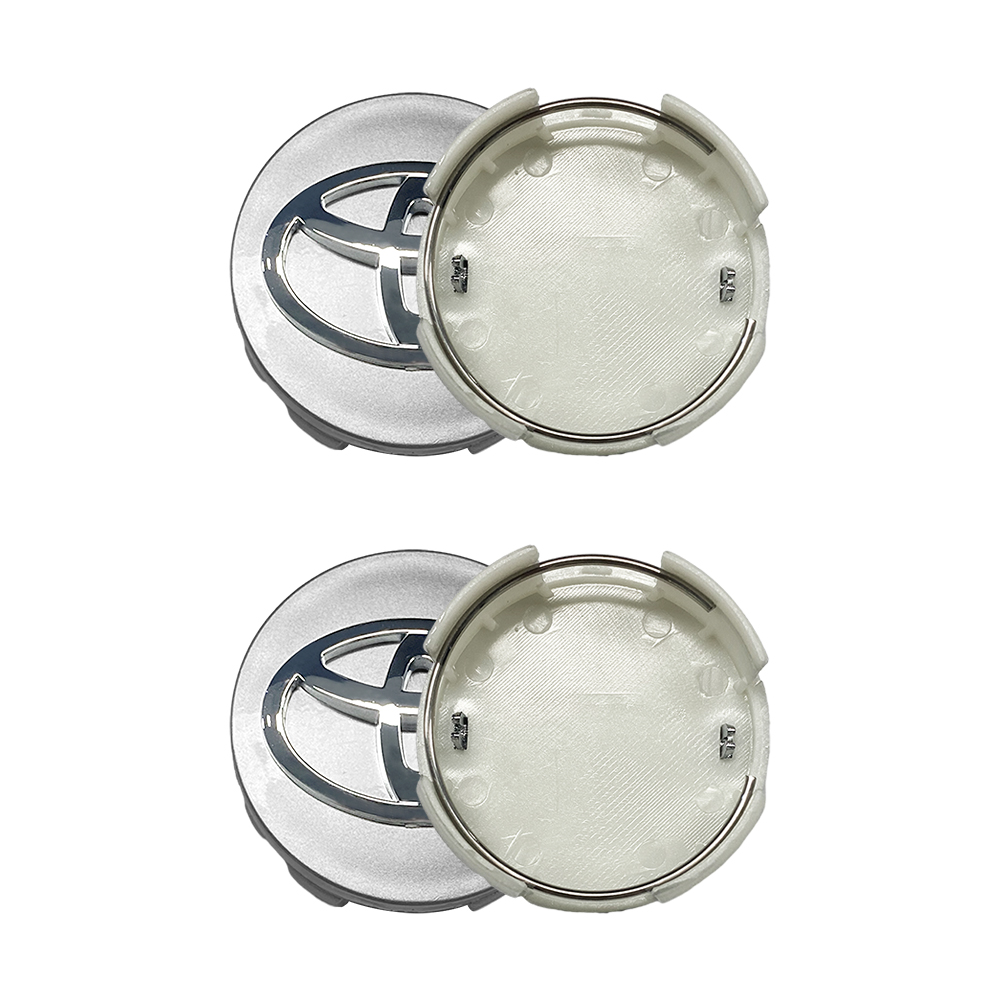 62mm Center Caps for Toyota Camry, Corolla, RAV4, Highlander (Set of 4)