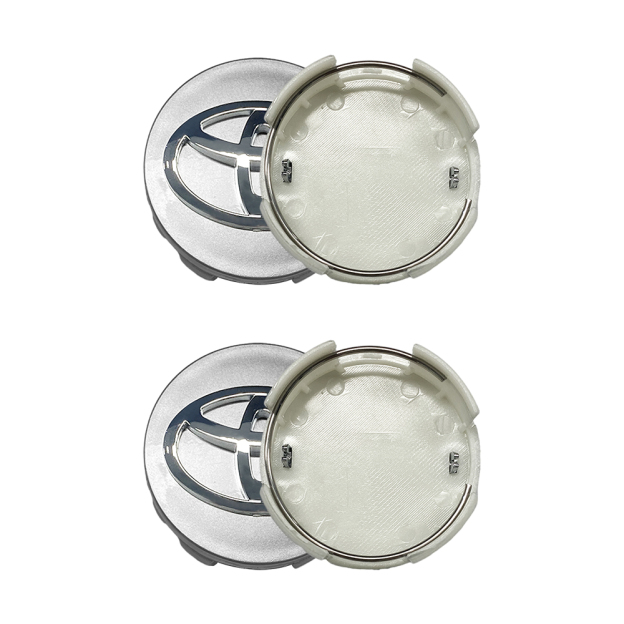 62mm Center Caps for Toyota Camry, Corolla, RAV4, Highlander (Set of 4)