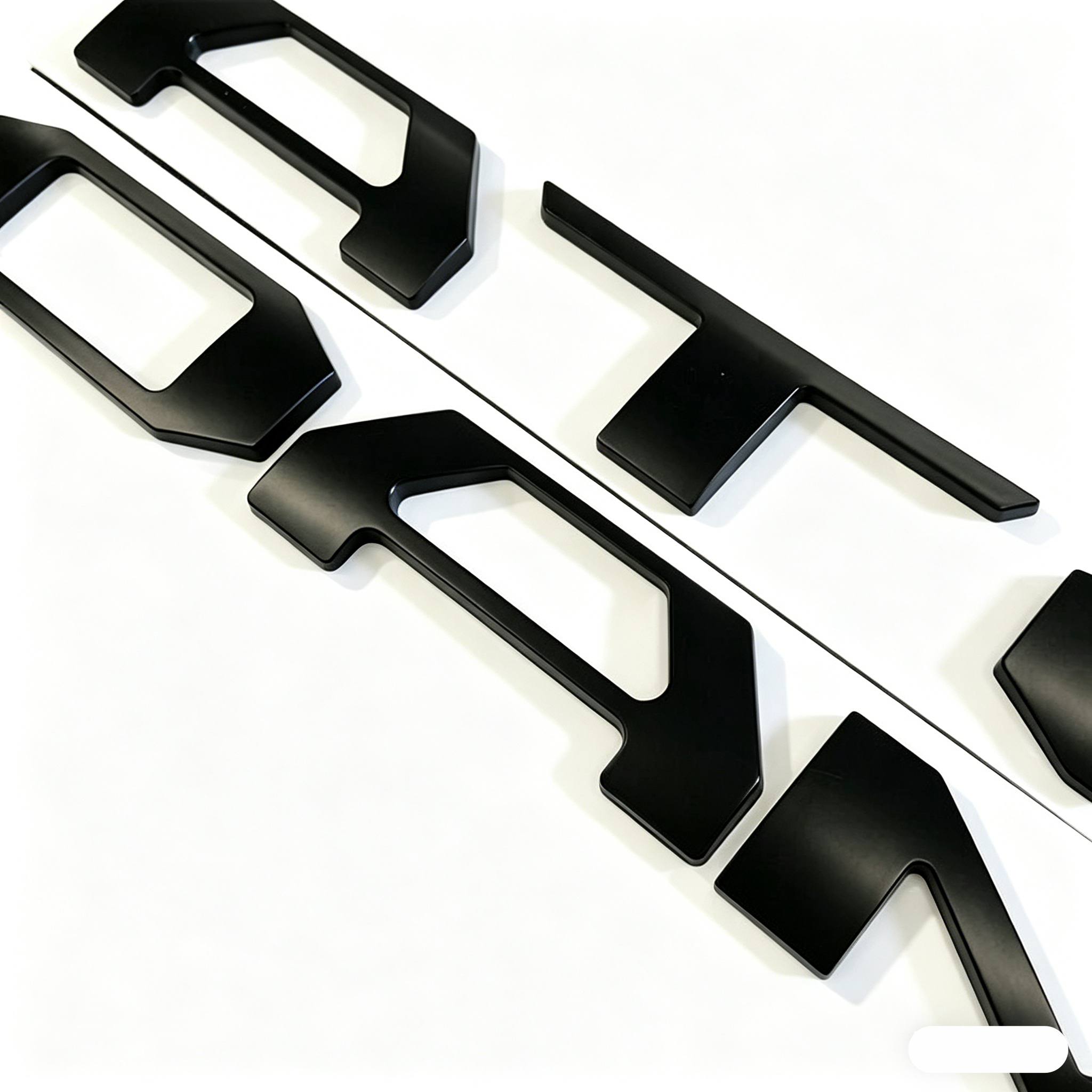 1 Set 2016-2023 Tacoma Abs Plastic Tailgate Letters Matte Black Toyota 