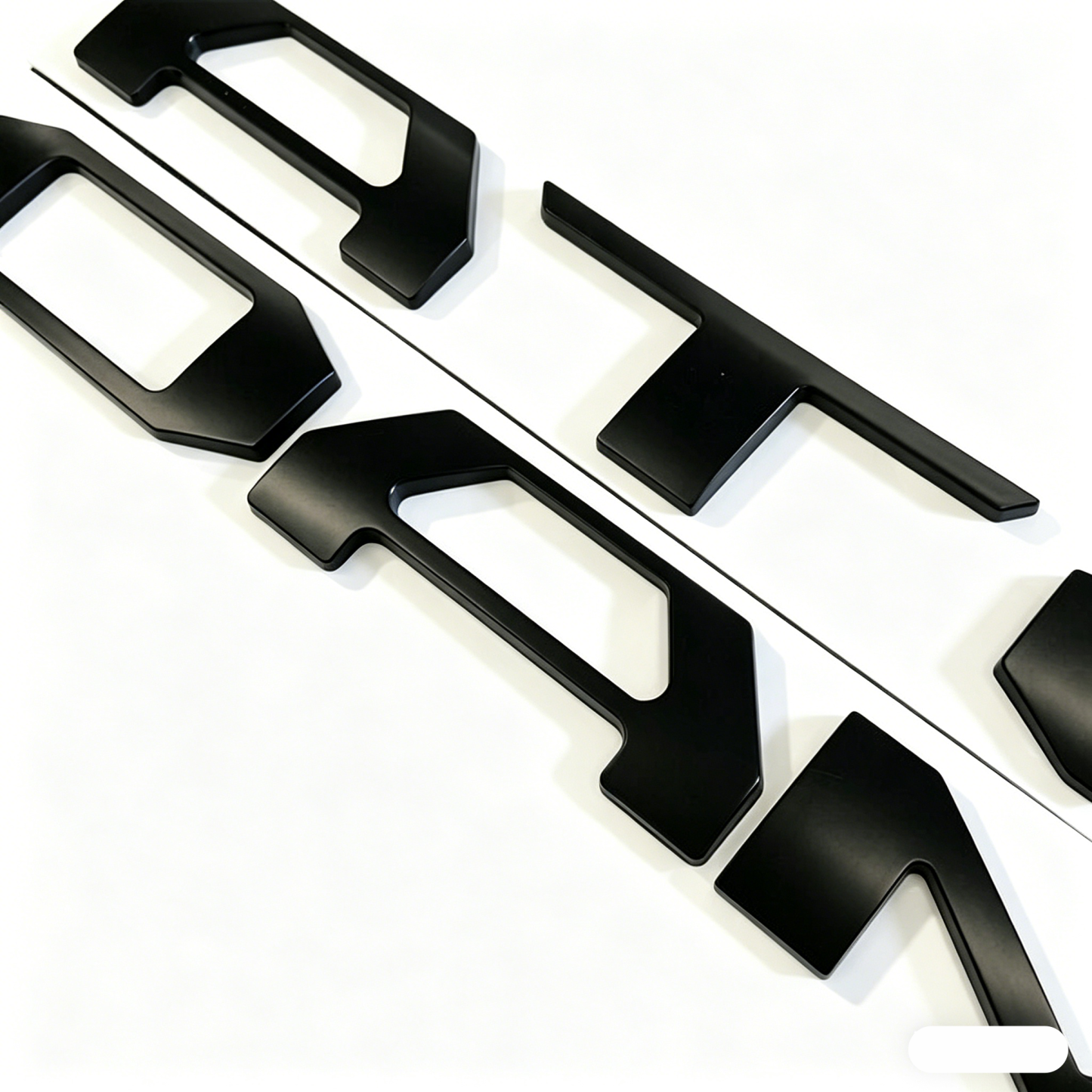 1 Set 2016-2023 Tacoma Abs Plastic Tailgate Letters Matte Black Toyota 