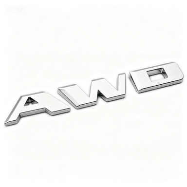 1PC AWD Plastic Rear Trunk Decklid Letter Sport Chrome Cadillac 84604285