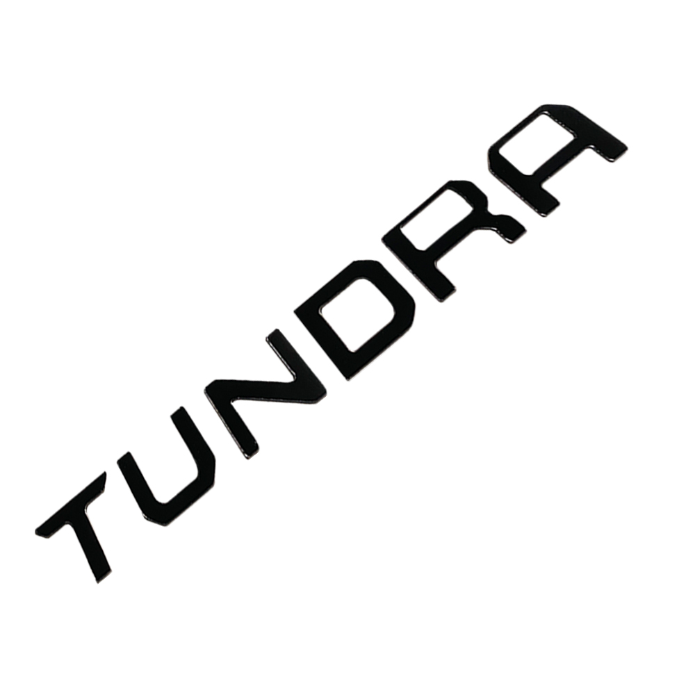 1Pc 2022-2026 Tundra Acylic Front Dashboard Letters Black Toyota
