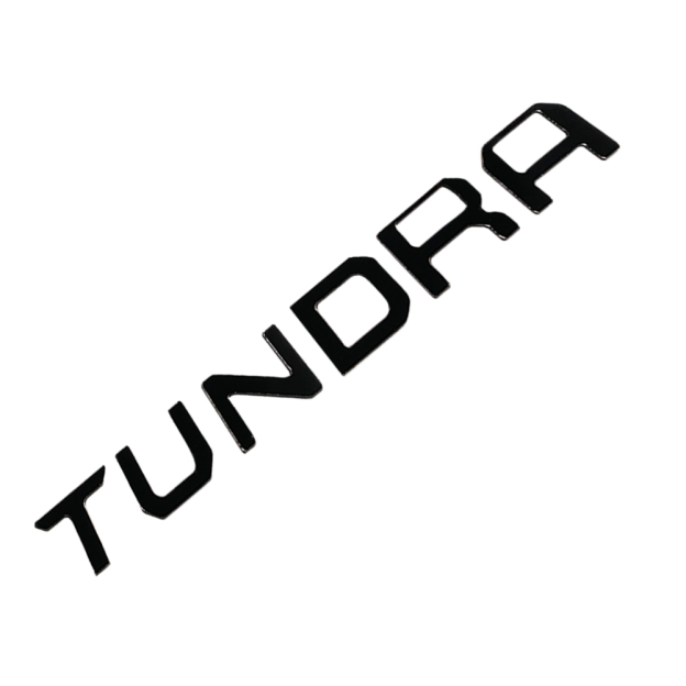 1Pc 2022-2026 Tundra Acylic Front Dashboard Letters Black Toyota